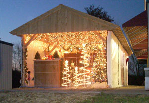 Stone & Brick Pavilion Christmas